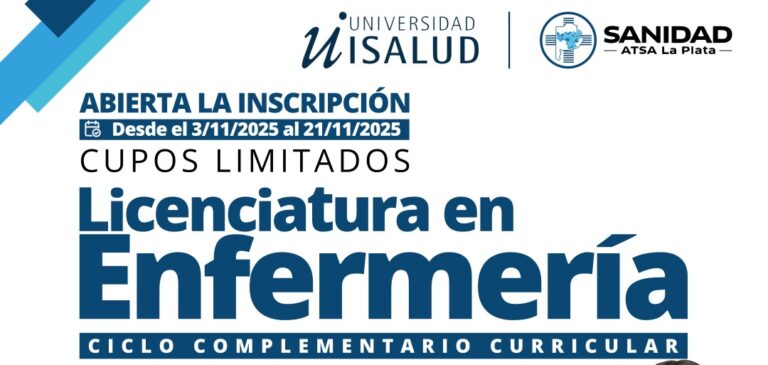Inscripción abierta a la “Licenciatura en Enfermería”