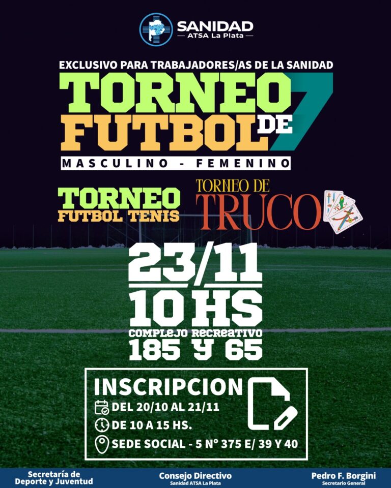 Torneo Relámpago de la SANIDAD ATSA La Plata