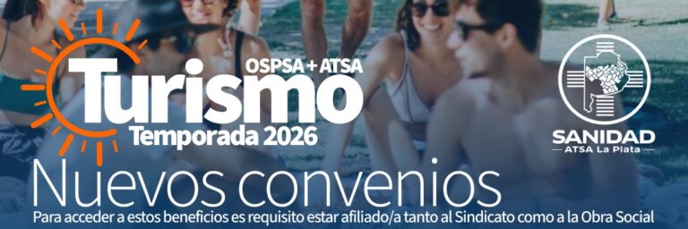 Disfrutá el verano con más opciones junto a ATSA La Plata