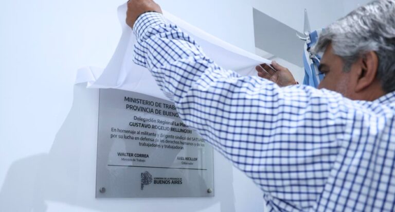La Delegación Regional La Plata se llama «Gustavo Bellingeri»