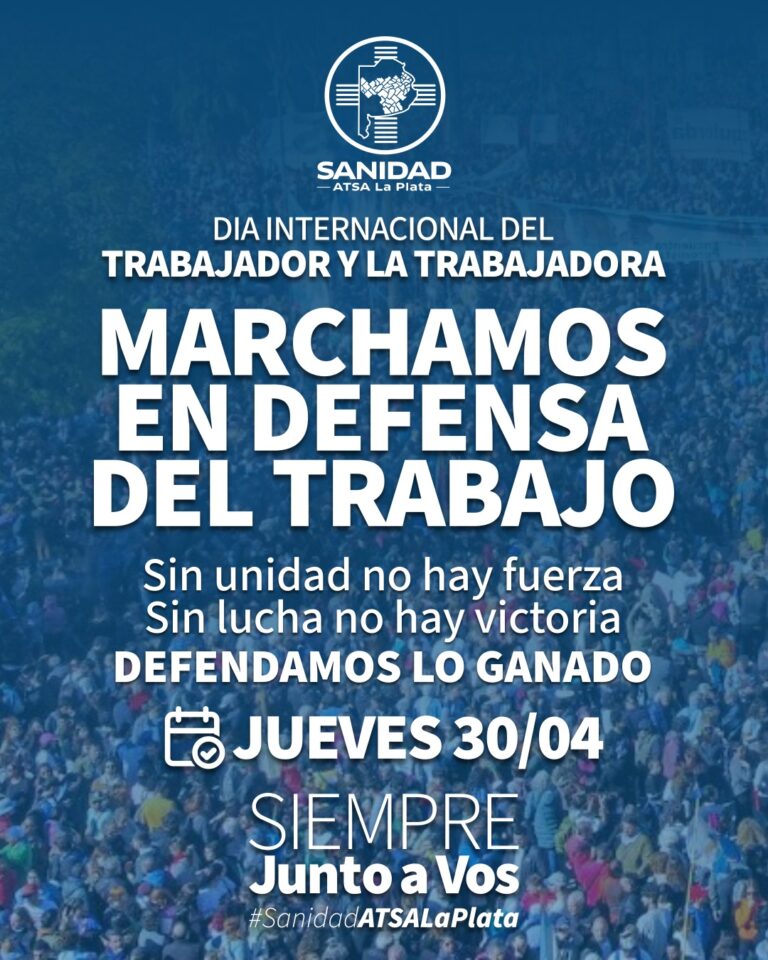 Marchamos en defensa del Trabajo