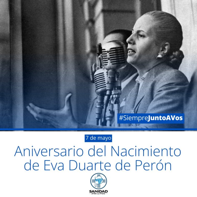 Aniversario del nacimiento de Eva Duarte de Perón